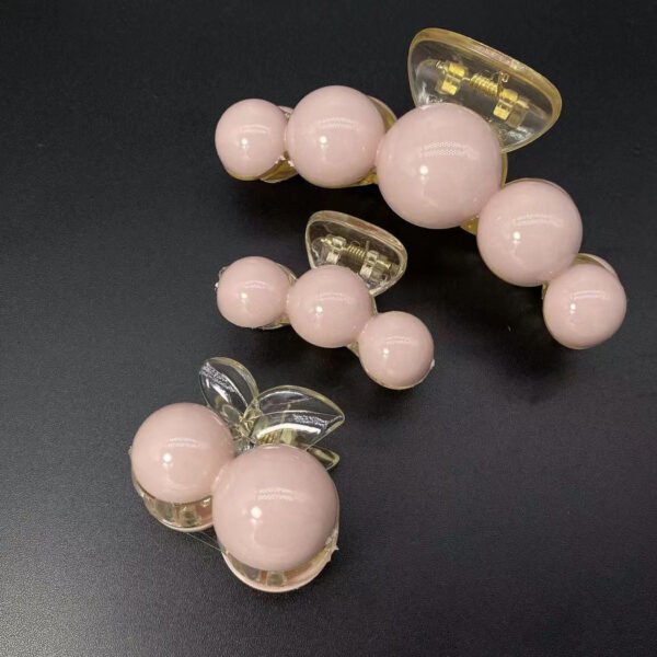 Pink grab clip set of 3